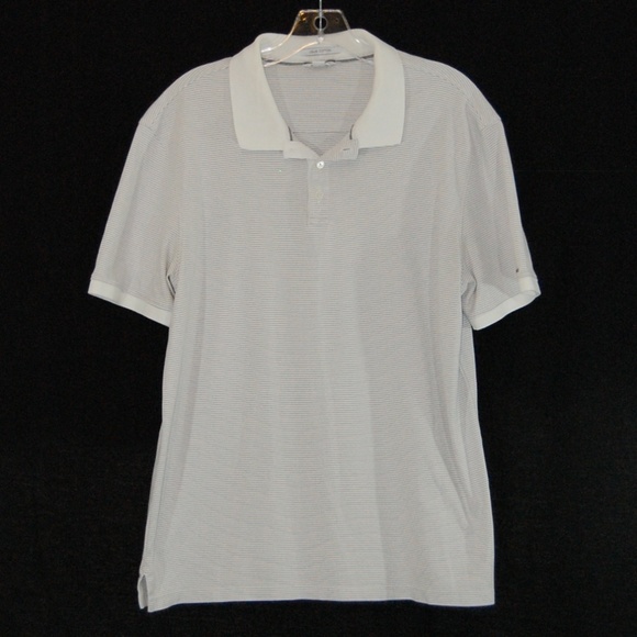 Calvin Klein Other - (MEN'S) Calvin Klein Striped "Liquid Cotton" Polo